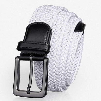 Belt braided elastic for men, model Rylie - Zictor
