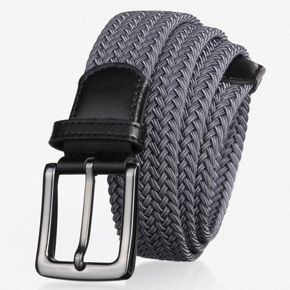 Belt braided elastic for men, model Rylie - Zictor