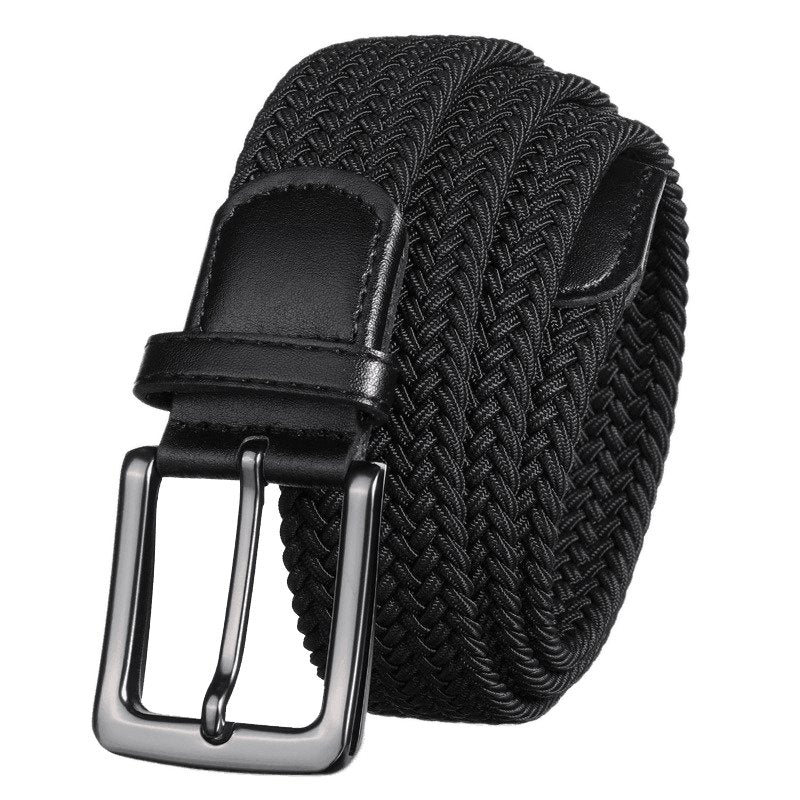Belt braided elastic for men, model Rylie - Zictor