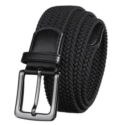 Elastic Belt For Men With Braided Strap - Model Rylie