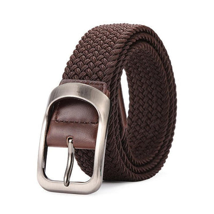 Belt braided elastic for men, model Sloane - Zictor