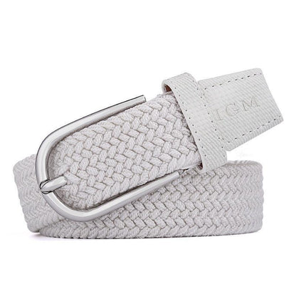 Belt braided elastic for women, model Gael - Zictor