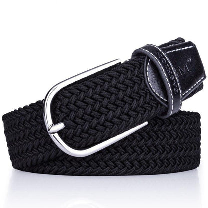 Belt braided elastic for women, model Gael - Zictor