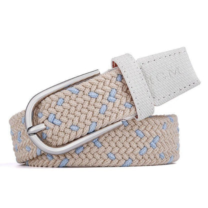 Belt braided elastic for women, model Merritt - Zictor
