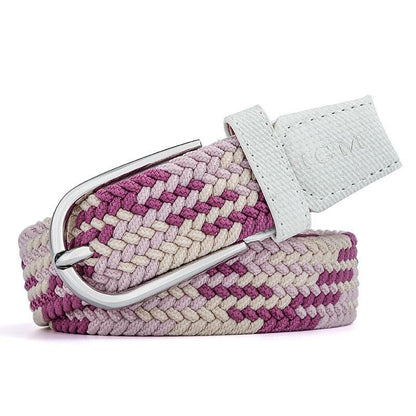 Belt braided elastic for women, model MKendrixAndie - Zictor
