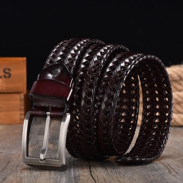 Copie Of Belt Braided In Leather Model Hanh by Zictor