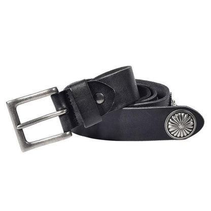 Belt For Men Buckle Silver Model Jorden by Zictor
