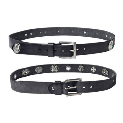 Belt For Men Buckle Silver Model Jorden by Zictor