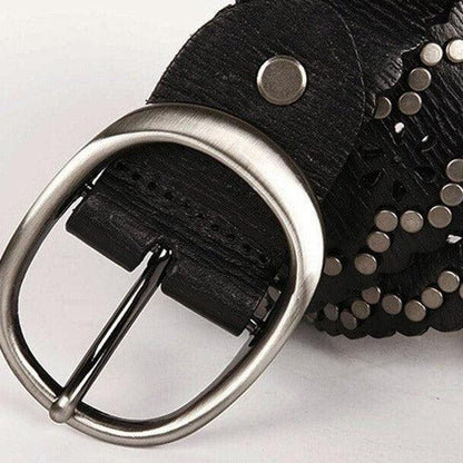 Belt TO Rivets For Women Model Louu by Zictor