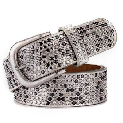 Studded Belt With Rivets - Model Riven
