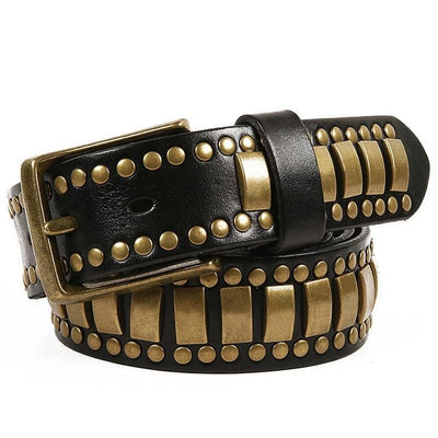 Womens Studded Belt With Rivets - Model Ridleey