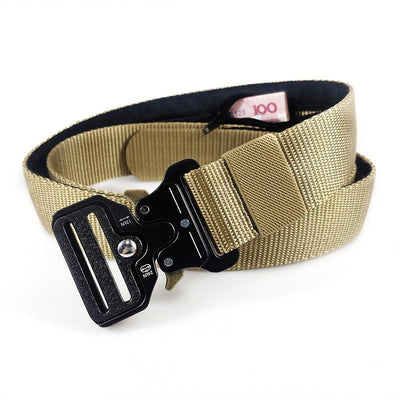 Nylon Travel Belt for Men with Hidden Pocket - Model Bo