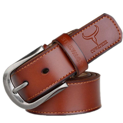 Belt Casual in leather for men, model Bex - Zictor