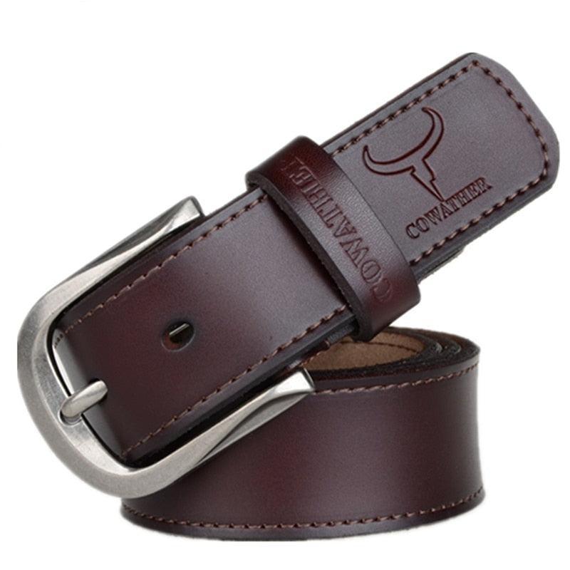 Belt Casual in leather for men, model Bex - Zictor