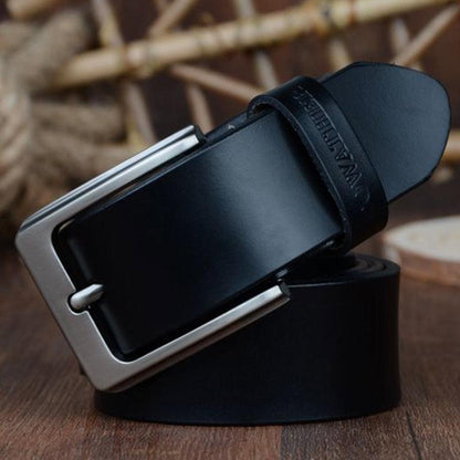 Belt Casual in leather for men, model Binh - Zictor