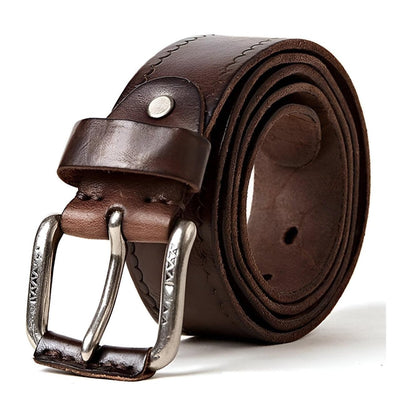 Men's Full - Grain Belt For Casual Wear - Model Coreey