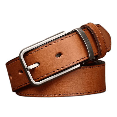 Men's Belt With Prong Buckle - Model Devlin