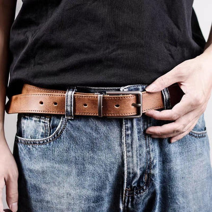 Belt In Leather For Men Model Devlin by Zictor