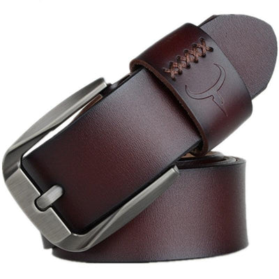 Casual Vintage Grain Belt for Men - Model Haden