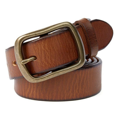 Belt For Men Brown Full Grain - Model Imani