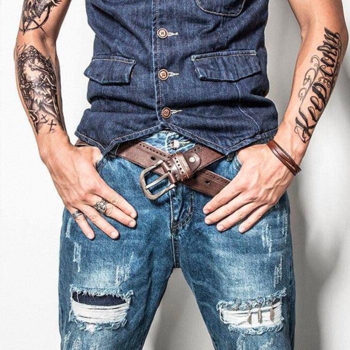 Belt In Leather For Men Model Jona by Zictor