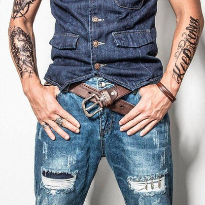 Belt In Leather For Men Model Jona by Zictor