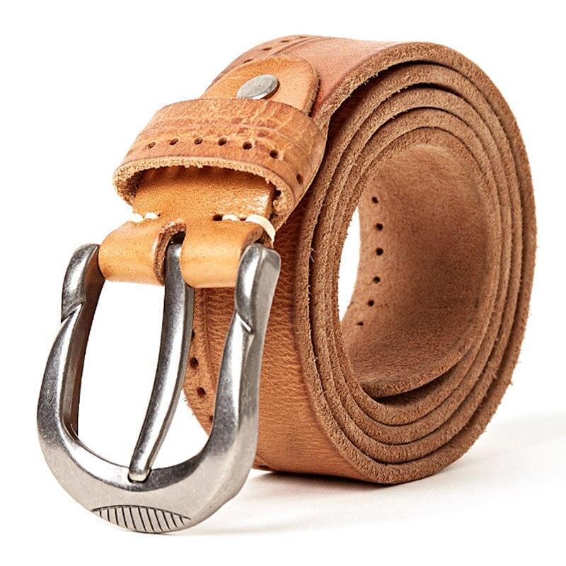 Belt Casual in leather for men, model Jona - Zictor