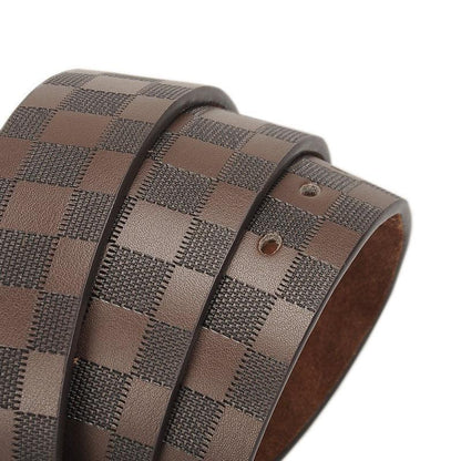 Manufacturers Mens Leather Belt Classic Business Pin Buckle Soft Cowhide Belt Pants Belt Mens Leather Belt Belt Wholesale June by Zictor