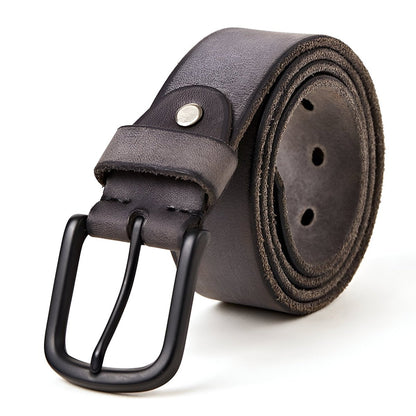 Belt Casual in leather for men, model Kacei - Zictor