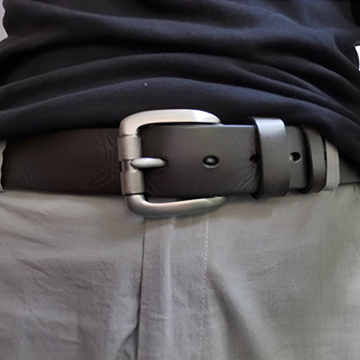 Belt In Leather For Men Model Kai by Zictor