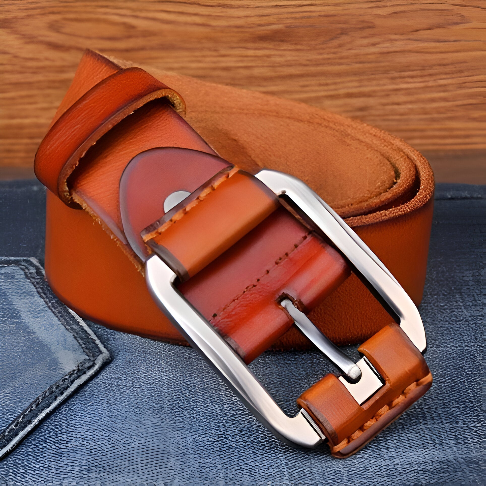 Belt In Leather For Men Model Lennan by Zictor