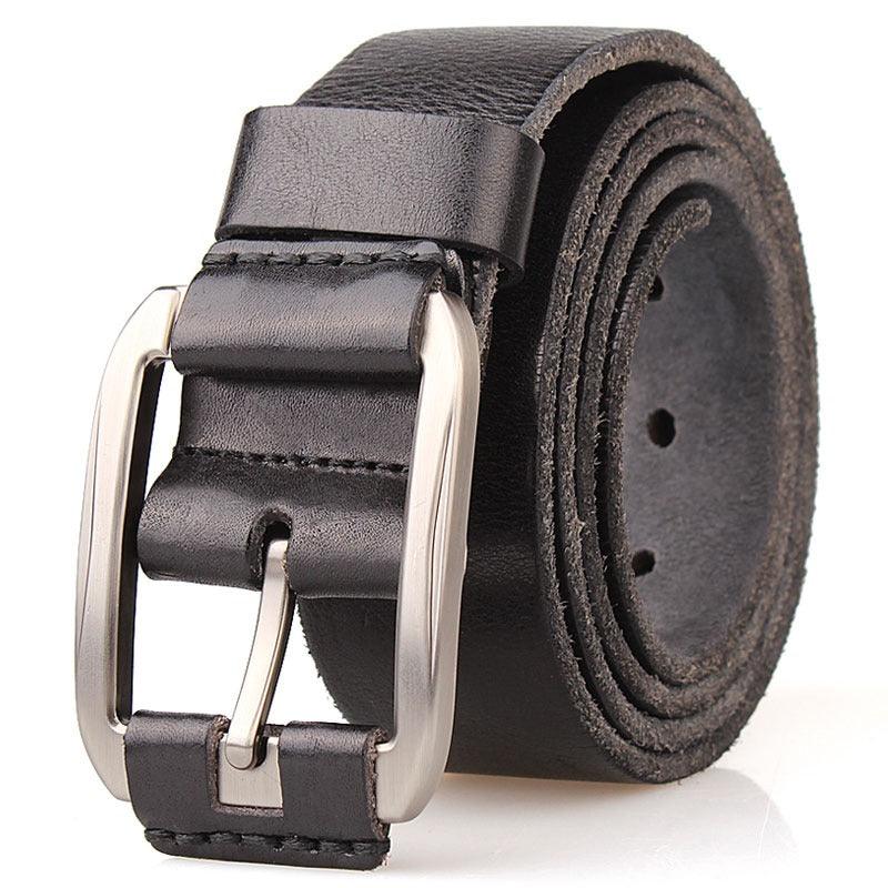Belt Casual in leather for men, model Lennan - Zictor