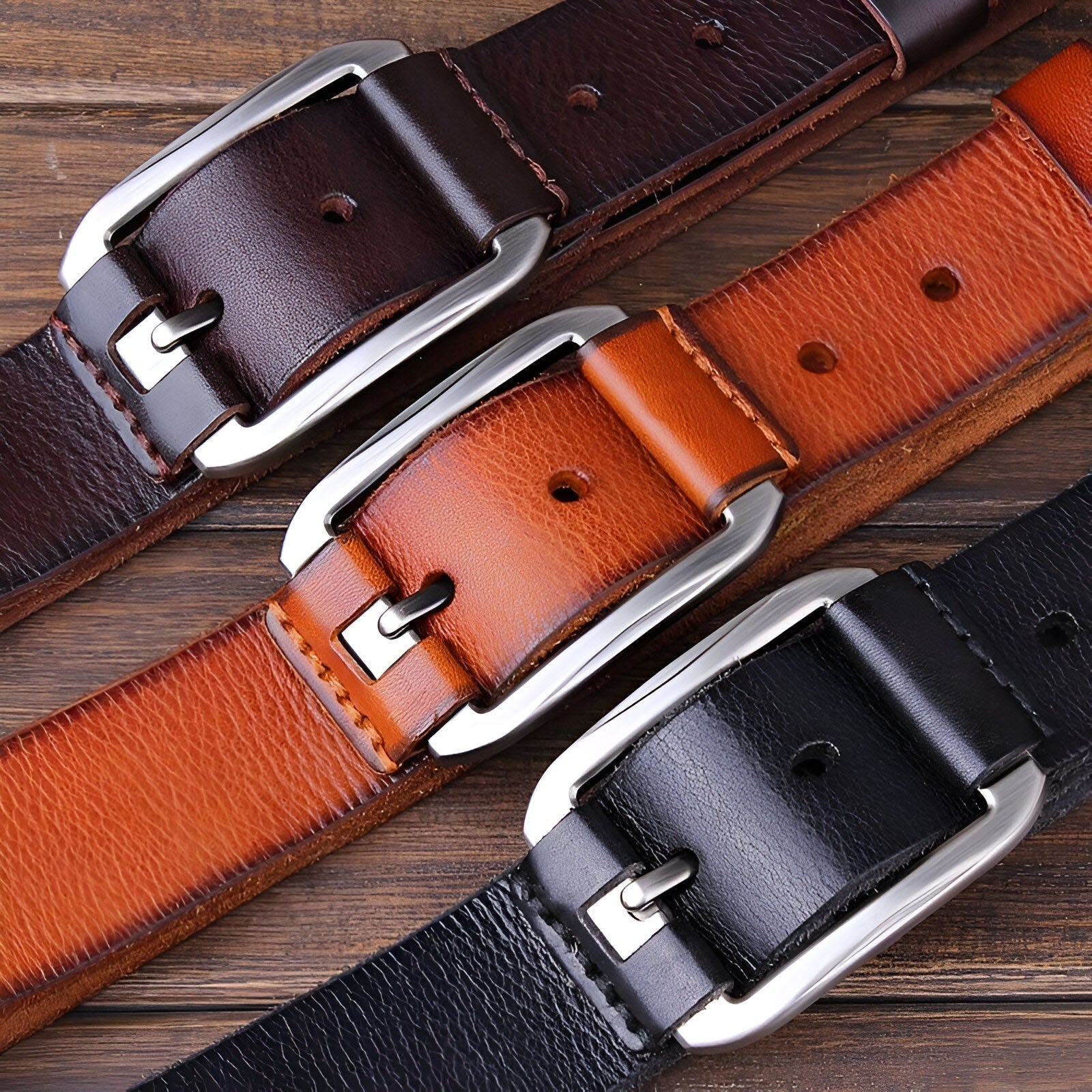 Belt In Leather For Men Model Lennan by Zictor