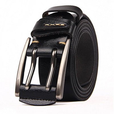 Belt For Men Double Prong Buckle - Model Venza