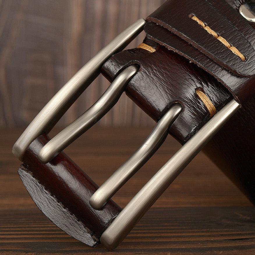 Belt In Leather For Men Model Nghia by Zictor