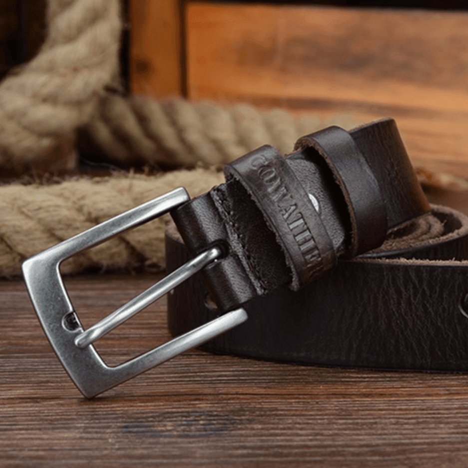 Belt In Leather For Men Model Rune by Zictor