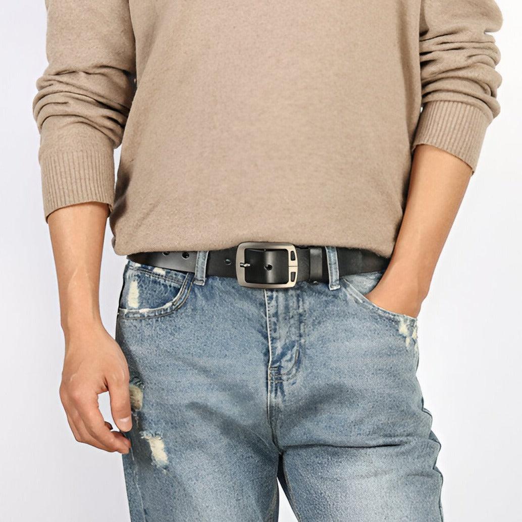 Belt In Leather For Men Model Rowana by Zictor
