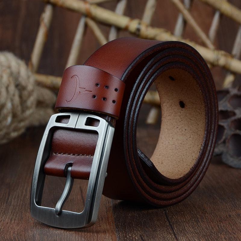 Belt Casual in leather for men, model Sifaa - Zictor