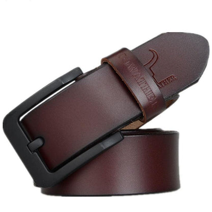 Belt In Leather For Men Model 1 Silver by Zictor