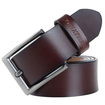 Casual Belt For Men Silver Buckle - Carson