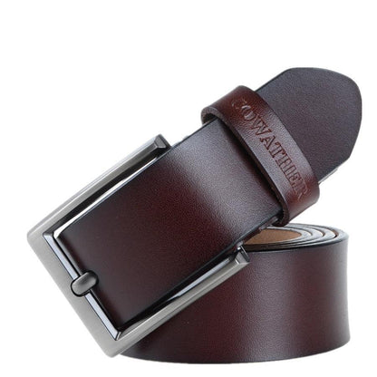 Belt Casual in leather for men, model Carson - Zictor
