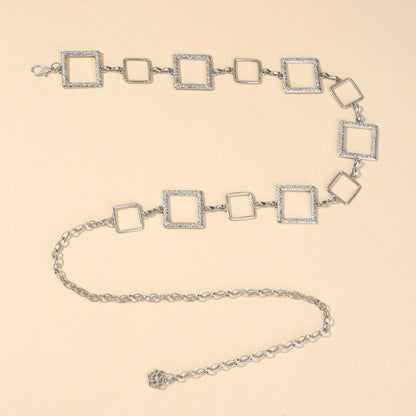 Belt chaîne for women, model Ezri - Zictor