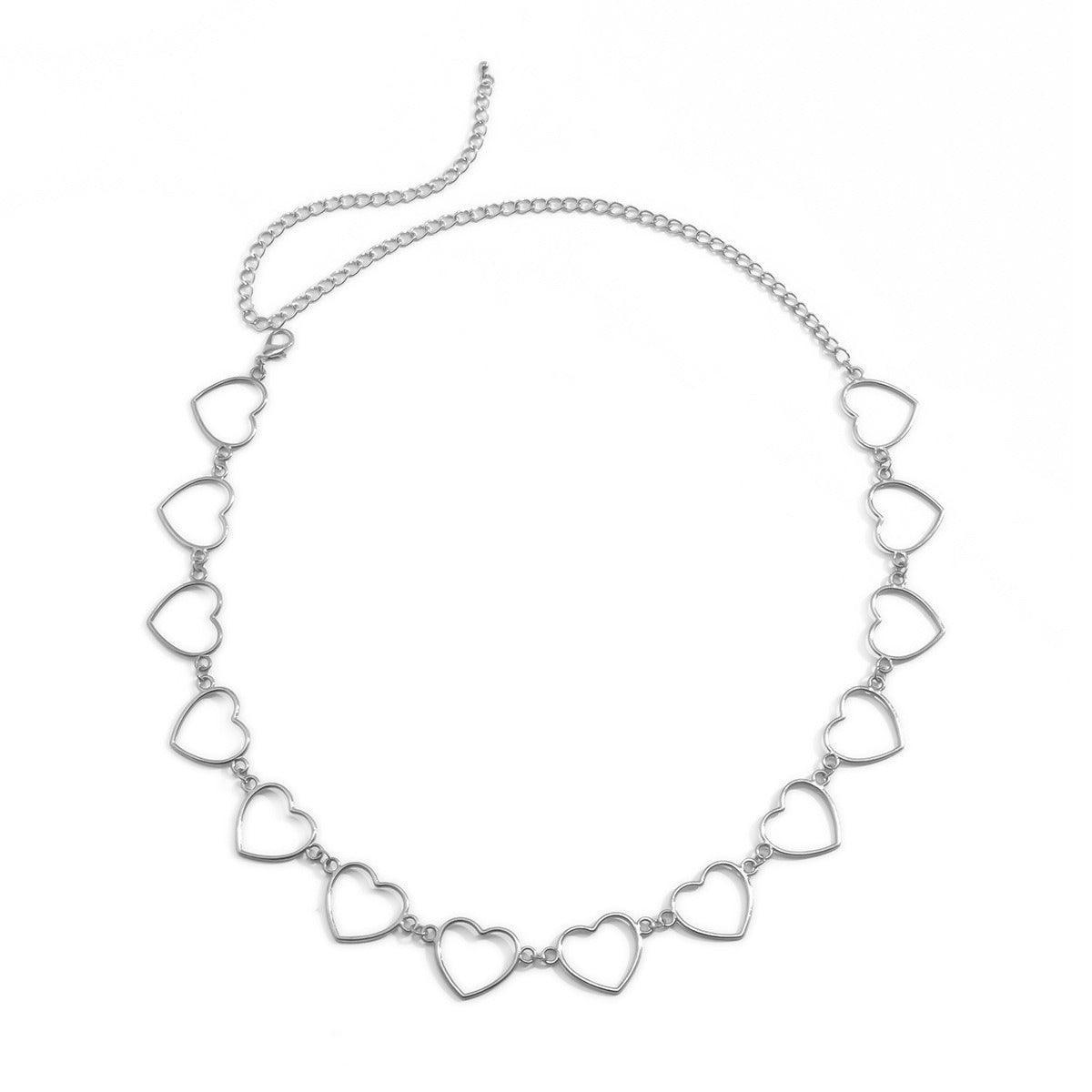 Belt chaîne for women, model Peytono - Zictor