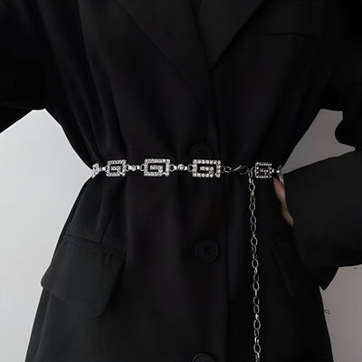 Elegant Chain Belt for Women Gold Tone - Model Sydneey