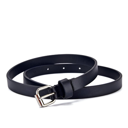 Belt Adjustable For Fille Ou Garcon In Simili Vegan Buckle Silver Model Jodie by Zictor