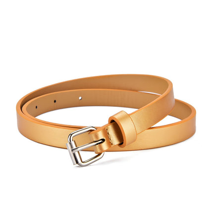 Belt Adjustable For Fille Ou Garcon In Simili Vegan Buckle Silver Model Jodie by Zictor