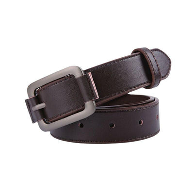 Women Belt Silver Buckle - Model Joni