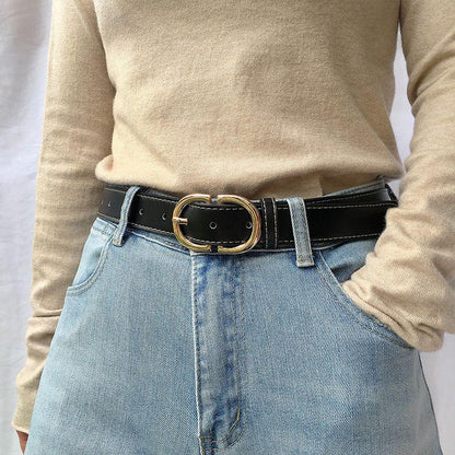 Belt For Women TO Buckle Double D Disponible In Large Size Model Jami by Zictor