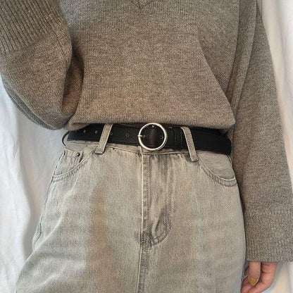 Belt For Women TO Buckle Ronde Disponible In Large Size Model Arieli by Zictor