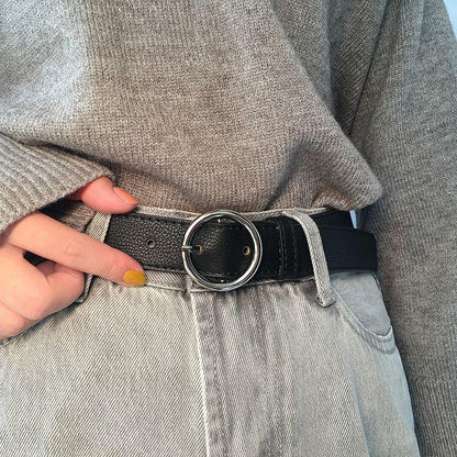 Belt For Women TO Buckle Ronde Disponible In Large Size Model Arieli by Zictor
